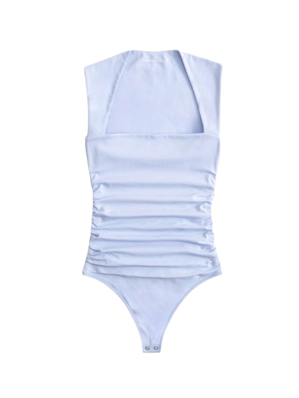 🩵New Abercrombie & Fitch Baby Blue Ava Bodysuit Size XL🩵